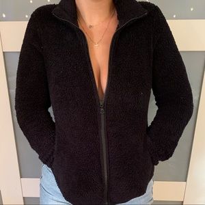 Black fleece from Uniqlo.